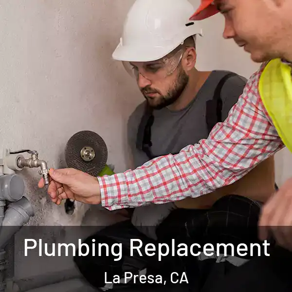  Plumbing Replacement La Presa, CA
