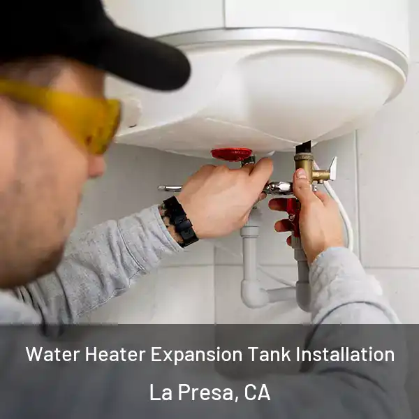  Water Heater Expansion Tank Installation La Presa, CA
